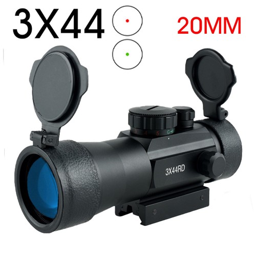 3x44 tactical red green dot - green,