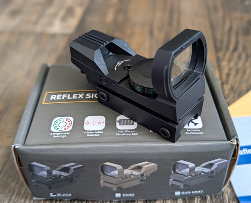 Black reflex sight - black,