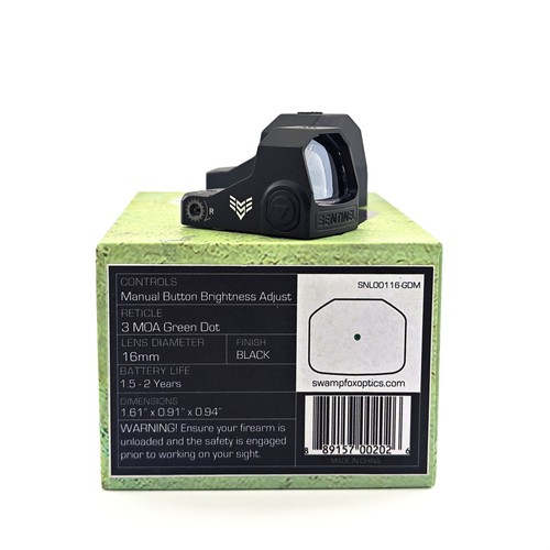 Swampfox sentinel 1x16mm micro - swampfox,