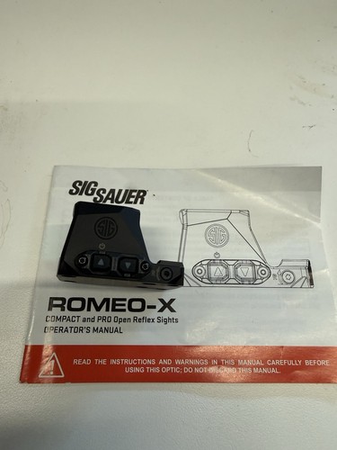 Sig sauer romeo - romeo-x, red